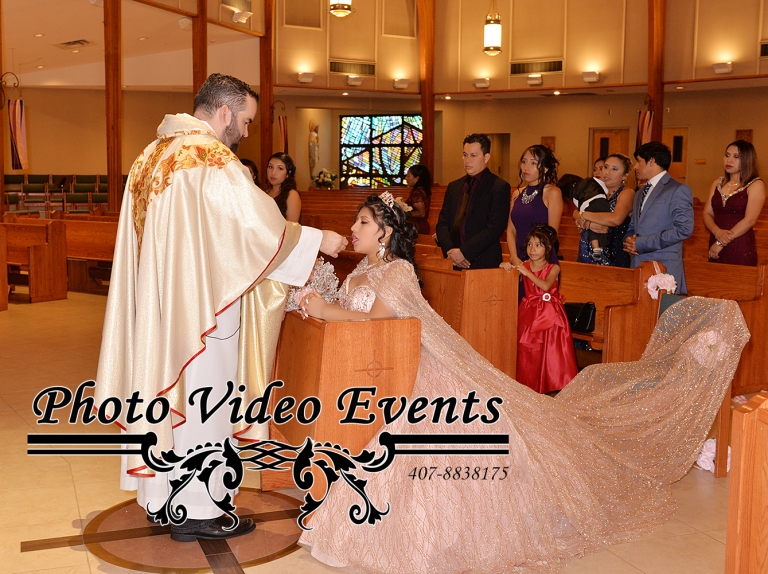 Quinceanera at St. John Vianney Catholic Church Orlando » Photo Video