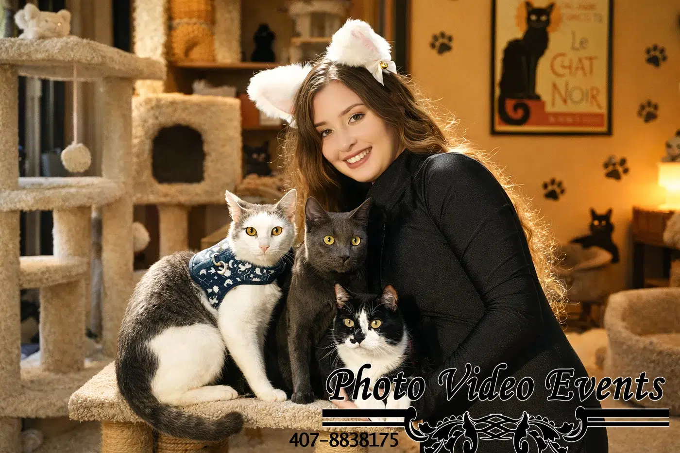 cat quinceanera photography